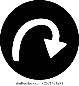 Arrow icon single vector illustration