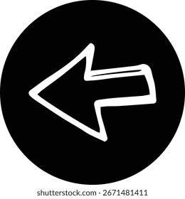Arrow icon single vector illustration