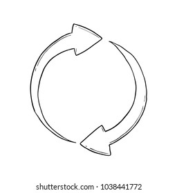Arrow icon sketch