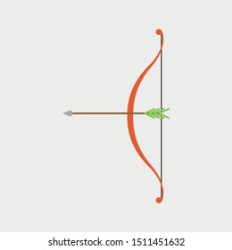 Arrow icon, Sport Concept, Flat Style. - Vector