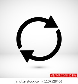 arrow icon,  stock vector illustration flat design