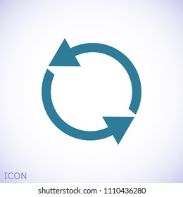 arrow icon,  stock vector illustration flat design