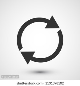 arrow icon,  stock vector illustration flat design