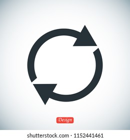arrow icon,  stock vector illustration flat design