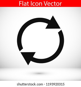 arrow icon,  stock vector illustration flat design