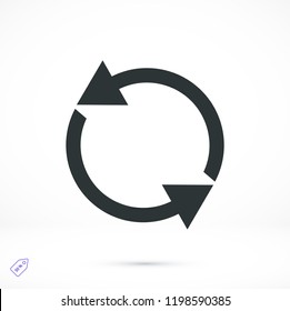 arrow icon,  stock vector illustration flat design
