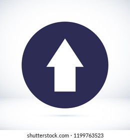  arrow icon, stock vector illustration flat design style