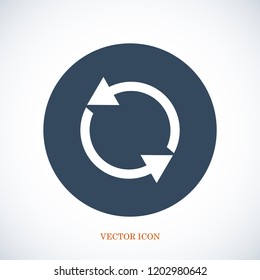 arrow icon,  stock vector illustration flat design