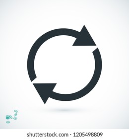 arrow icon,  stock vector illustration flat design