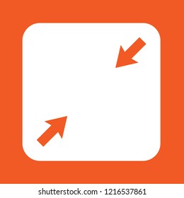 Arrow icon, stock vector illustration, EPS10.