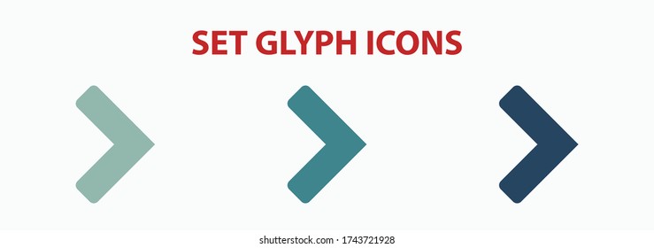 Arrow icon stock vector illustration.