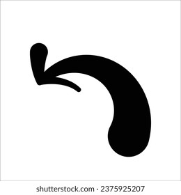Arrow icon stock vector illustration