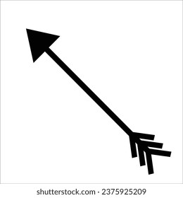 Arrow icon stock vector illustration