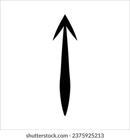 Ilustración vectorial de icono de flecha