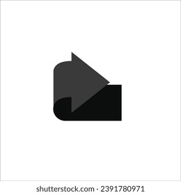 Ilustración vectorial de icono de flecha