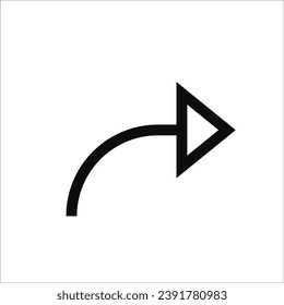 Arrow icon stock vector illustration