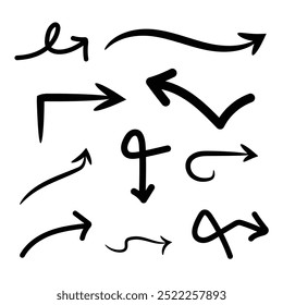 Ícone de seta para ilustração de vetor de estoque