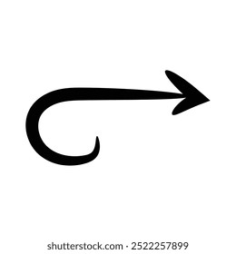 Arrow icon stock vector illustration