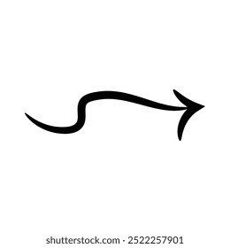 Arrow icon stock vector illustration