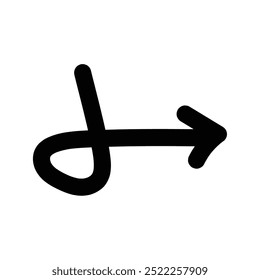 Icono de flecha Ilustración vectorial de stock
