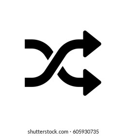 Arrow icon stock vector illustration