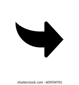 Arrow icon stock vector illustration