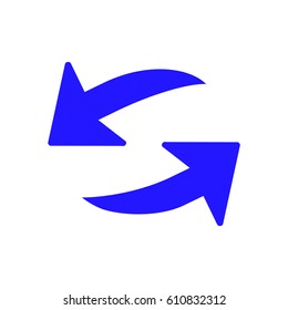 Arrow icon stock vector illustration