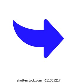 Arrow icon stock vector illustration