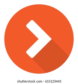 Arrow icon stock vector illustration
