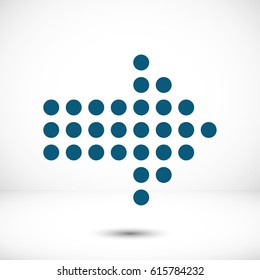 Arrow icon stock vector illustration