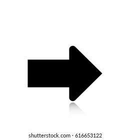 Arrow icon stock vector illustration