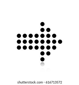 Arrow icon stock vector illustration