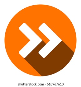 Arrow icon stock vector illustration