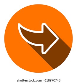 Arrow icon stock vector illustration