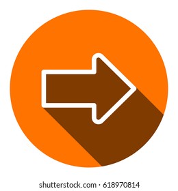 Arrow icon stock vector illustration
