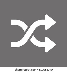 Arrow icon stock vector illustration