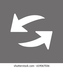 Arrow icon stock vector illustration