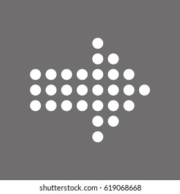 Arrow icon stock vector illustration