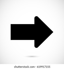 Arrow icon stock vector illustration