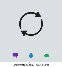 arrow icon,  stock vector illustration flat design