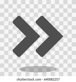 Arrow icon stock vector illustration