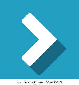 Arrow icon stock vector illustration