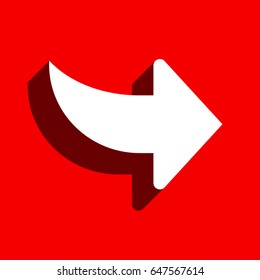 Arrow icon stock vector illustration