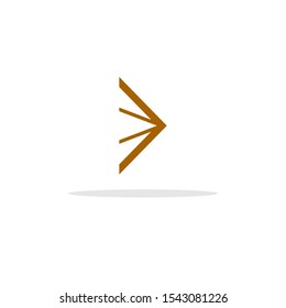 
Arrow Icon Or Symblo. Vector Illustration. Flat Design.
