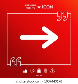 Arrow icon symbol