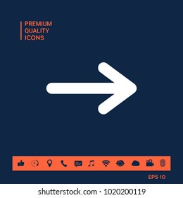 Arrow icon symbol