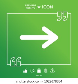 Arrow icon symbol