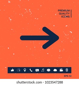 Arrow icon symbol