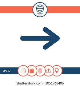 Arrow icon symbol