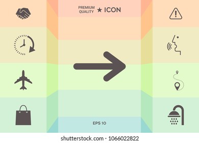 Arrow icon symbol